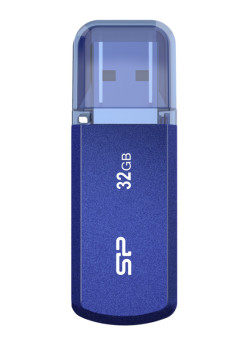 SILICON POWER USB Flash Drive Helios 202, 32GB, USB 3.2, μπλε