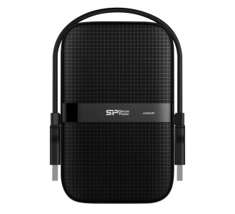 SILICON POWER εξωτερικός HDD Armor A60, 4TB, USB 3.2, μαύρος