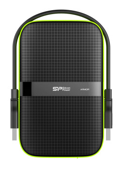 SILICON POWER εξωτερικός HDD Armor A60, 4TB, USB 3.2, πράσινος