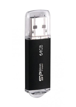 SILICON POWER USB Flash Drive Ultima II-I, 64GB, USB 2.0, μαύρο