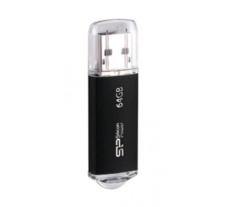 SILICON POWER USB Flash Drive Ultima II-I, 64GB, USB 2.0, μαύρο SILICON POWER USB Flash Drive Ultima II-I, 64GB, USB 2.0, μαύρο