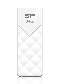 SILICON POWER USB Flash Ultima U03, 64GB, USB 2.0, λευκό
