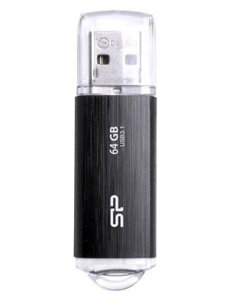 SILICON POWER USB Flash Drive Blaze B02, 64GB, USB 3.2, μαύρο SILICON POWER USB Flash Drive Blaze B02, 64GB, USB 3.2, μαύρο