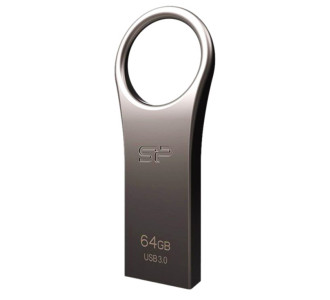 SILICON POWER USB Flash Drive Jewel 80, 64GB, USB 3.2, ασημί