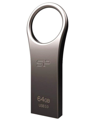 SILICON POWER USB Flash Drive Jewel 80, 64GB, USB 3.2, ασημί