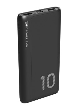 SILICON POWER power bank GP15, 10000mAh, 2x USB output, 2.1A, μαύρο