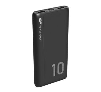 SILICON POWER power bank GP15, 10000mAh, 2x USB output, 2.1A, μαύρο