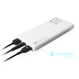 SILICON POWER power bank GP15, 10000mAh, 2x USB output, 2.1A, λευκό