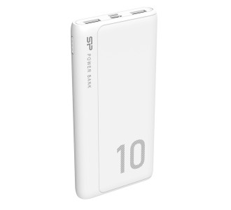 SILICON POWER power bank GP15, 10000mAh, 2x USB output, 2.1A, λευκό