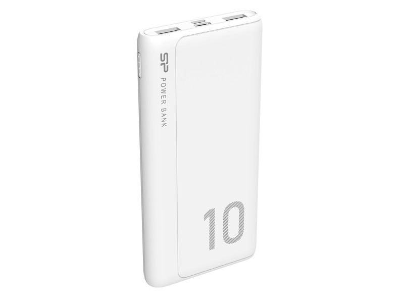 SILICON POWER power bank GP15, 10000mAh, 2x USB output, 2.1A, λευκό