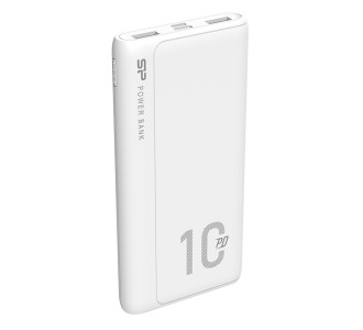 SILICON POWER power bank QP15, 10000mAh, 2x USB & USB Type-C, 3A, λευκό