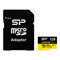SILICON POWER κάρτα μνήμης microSDXC Inspire, 128GB, UHS-I U3 A1 V30 SILICON POWER κάρτα μνήμης microSDXC Inspire, 128GB, UHS-I U3 A1 V30