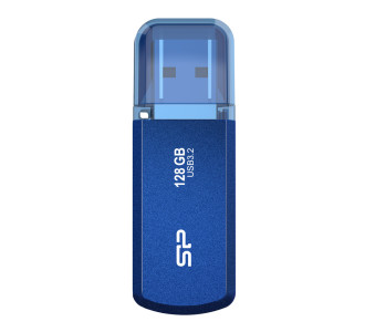 SILICON POWER USB Flash Drive Helios 202, 128GB, USB 3.2, μπλε