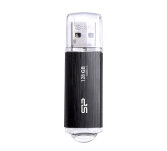 SILICON POWER USB Flash Drive Blaze B02, 128GB, USB 3.2, μαύρο