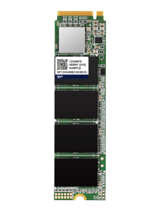 SILICON POWER industrial SSD NVMe PCIe Gen3x4 M.2 2280 MEC3K0E, 128GB, 2.600/2.000MBps, 3D TLC, -20~75 °C SILICON POWER industrial SSD NVMe PCIe Gen3x4 M.2 2280 MEC3K0E, 128GB, 2.600/2.000MBps, 3D TLC, -20~75 °C