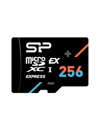 SILICON POWER κάρτα μνήμης microSDXC Express Hypera, 256GB, PCIe Gen 3x1, C10 UHS-I U3 A1 V30