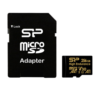 SILICON POWER κάρτα μνήμης microSDHC High Endurance, 256GB, Class 10 UHS-I U3 A1 V30 SILICON POWER κάρτα μνήμης microSDHC High Endurance, 256GB, Class 10 UHS-I U3 A1 V30