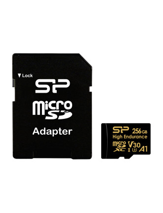 SILICON POWER κάρτα μνήμης microSDHC High Endurance, 256GB, Class 10 UHS-I U3 A1 V30 SILICON POWER κάρτα μνήμης microSDHC High Endurance, 256GB, Class 10 UHS-I U3 A1 V30