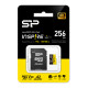 SILICON POWER κάρτα μνήμης microSDXC Inspire, 256GB, UHS-I U3 A1 V30 SILICON POWER κάρτα μνήμης microSDXC Inspire, 256GB, UHS-I U3 A1 V30