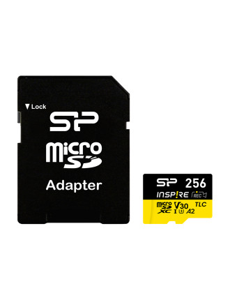 SILICON POWER κάρτα μνήμης microSDXC Inspire, 256GB, UHS-I U3 A1 V30 SILICON POWER κάρτα μνήμης microSDXC Inspire, 256GB, UHS-I U3 A1 V30