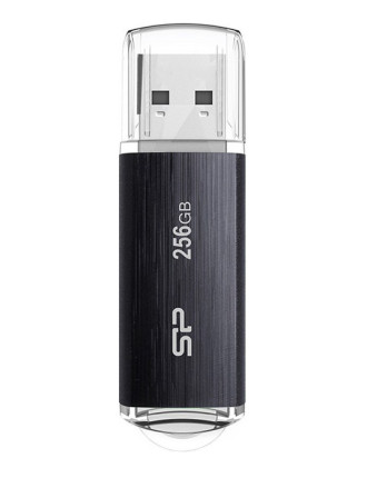 SILICON POWER USB Flash Drive Blaze B02, 256GB, USB 3.2, μαύρο