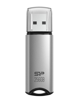 SILICON POWER USB Flash Drive Marvel M02, 256GB, USB 3.2, γκρι