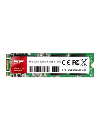 SILICON POWER SSD A55, 512GB, M.2 2280, SATA III, 560-530MB/s