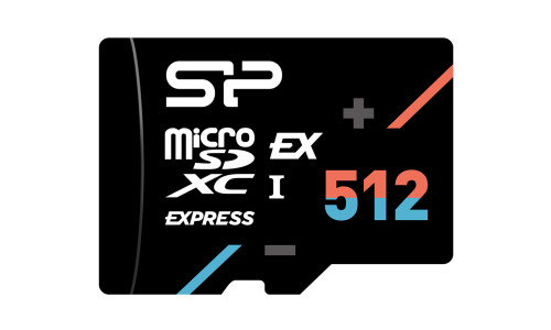SILICON POWER κάρτα μνήμης microSDXC Express Hypera, 512GB, PCIe Gen 3x1, C10 UHS-I U3 A1 V30 SILICON POWER κάρτα μνήμης microSDXC Express Hypera, 512GB, PCIe Gen 3x1, C10 UHS-I U3 A1 V30