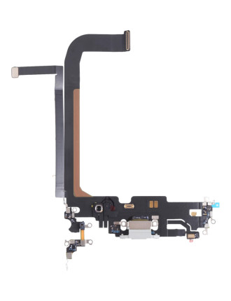 Charging port flex cable SPIP13PM-0003 για iPhone 13 Pro Max, λευκό