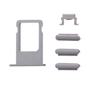 Πλαϊνά πλήκτρα και Βάση Sim για iPhone 6s, Gray