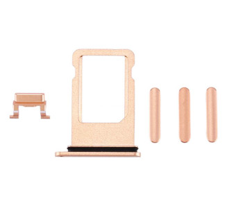 Υποδοχή κάρτας SIM και Side Button για iPhone 8 Plus, χρυσό Υποδοχή κάρτας SIM και Side Button για iPhone 8 Plus, χρυσό