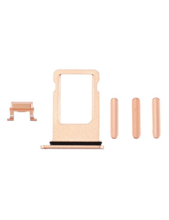 Υποδοχή κάρτας SIM και Side Button για iPhone 8 Plus, χρυσό