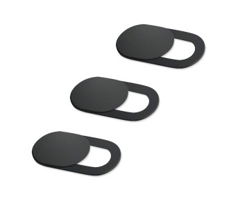 Κάλυμμα κάμερας SPPIP-001, universal, 3τμχ, μαύρο