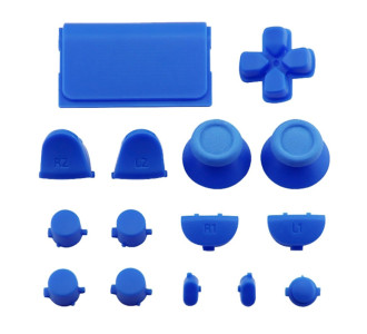 Ανταλλακτικά πλήκτρα SPPS4-0012 για χειριστήριο Dualshock PS4, μπλε