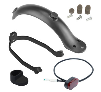 Ανταλλακτικό σετ πίσω φτερό για ηλεκτρικό πατίνι Xiaomi M365/Pro, μαύρο