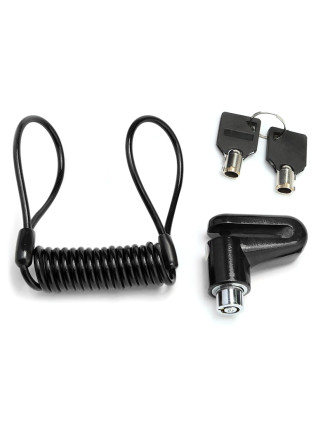 Κλειδαριά δισκόφρενου SPXIS365-015 για ηλεκτρικό πατίνι, με συρματόσκοινο Κλειδαριά δισκόφρενου SPXIS365-015 για ηλεκτρικό πατίνι, με συρματόσκοινο