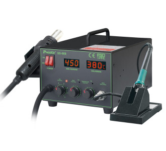 PROSKIT σταθμός συγκόλλησης SS-989B, κολλητήρι/air gun, 700W, 200-480 °C