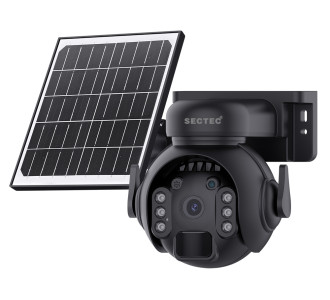SECTEC smart ηλιακή κάμερα ST-515C-3M-4G-BK, 3MP, 4G, SD, PTZ, IP65