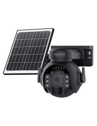 SECTEC smart ηλιακή κάμερα ST-515C-3M-4G-BK, 3MP, 4G, SD, PTZ, IP65