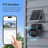 SECTEC smart ηλιακή κάμερα ST-515C-3M-4G-BK, 3MP, 4G, SD, PTZ, IP65