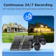 SECTEC smart ηλιακή κάμερα ST-523-9MAOV-4G-EU, triple lens, 3MP, 4G, SD, PTZ, IP66