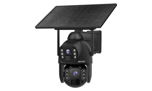 SECTEC smart ηλιακή κάμερα ST-536-6MAOV-4G-EU, dual lens, 3MP, 4G, SD, PTZ, IP66