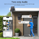 SECTEC smart ηλιακή κάμερα ST-536-6MAOV-4G-EU, dual lens, 3MP, 4G, SD, PTZ, IP66