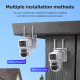SECTEC smart ηλιακή κάμερα ST-537-6MAOV, dual lens, 3MP, WiFi, SD, PTZ, IP66 SECTEC smart ηλιακή κάμερα ST-537-6MAOV, dual lens, 3MP, WiFi, SD, PTZ, IP66