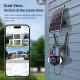 SECTEC smart ηλιακή κάμερα ST-538-6M-3L-4G-EU, dual lens, 3MP, 4G, SD, PTZ, IP66 SECTEC smart ηλιακή κάμερα ST-538-6M-3L-4G-EU, dual lens, 3MP, 4G, SD, PTZ, IP66