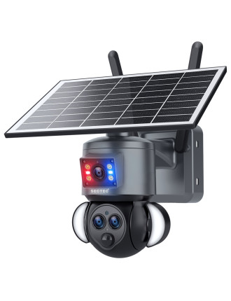 SECTEC smart ηλιακή κάμερα ST-538-6M-3L-4G-EU, dual lens, 3MP, 4G, SD, PTZ, IP66 SECTEC smart ηλιακή κάμερα ST-538-6M-3L-4G-EU, dual lens, 3MP, 4G, SD, PTZ, IP66