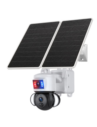 SECTEC smart ηλιακή κάμερα ST-538-6M-4G-EU-20W, dual lens, 3MP, 4G, SD, PTZ, IP65 SECTEC smart ηλιακή κάμερα ST-538-6M-4G-EU-20W, dual lens, 3MP, 4G, SD, PTZ, IP65