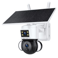 SECTEC smart ηλιακή κάμερα ST-538-6MAOV, dual lens, 3MP, WiFi, SD, PTZ, IP66 SECTEC smart ηλιακή κάμερα ST-538-6MAOV, dual lens, 3MP, WiFi, SD, PTZ, IP66