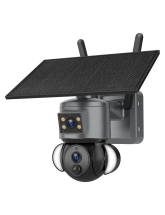 SECTEC smart ηλιακή κάμερα ST-538-6MAOV-4G-EU, dual lens, 3MP, 4G, SD, PTZ, IP66 SECTEC smart ηλιακή κάμερα ST-538-6MAOV-4G-EU, dual lens, 3MP, 4G, SD, PTZ, IP66