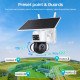 SECTEC smart ηλιακή κάμερα ST-538-6MAOV, dual lens, 3MP, WiFi, SD, PTZ, IP66 SECTEC smart ηλιακή κάμερα ST-538-6MAOV, dual lens, 3MP, WiFi, SD, PTZ, IP66